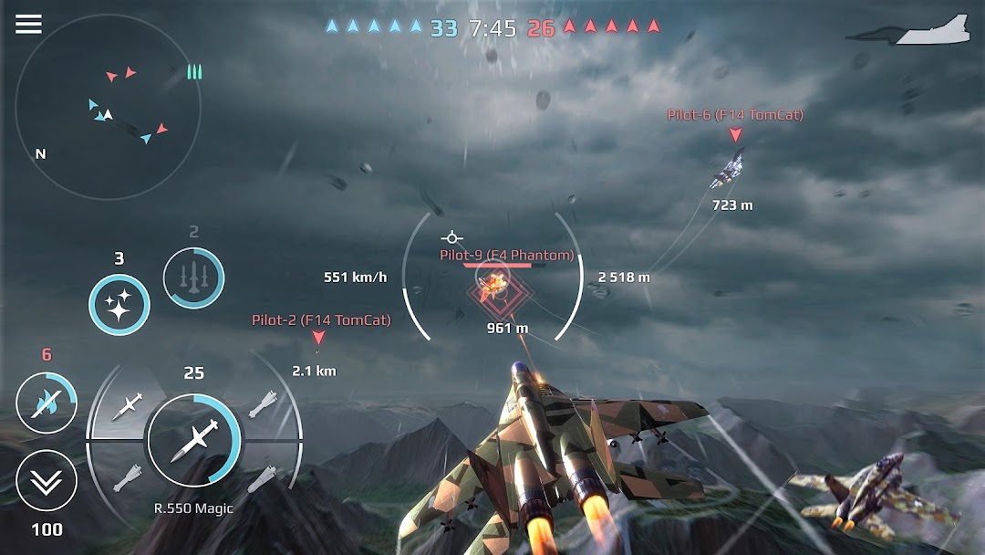 Sky Combat: War Planes Online mod apk screenshot 7