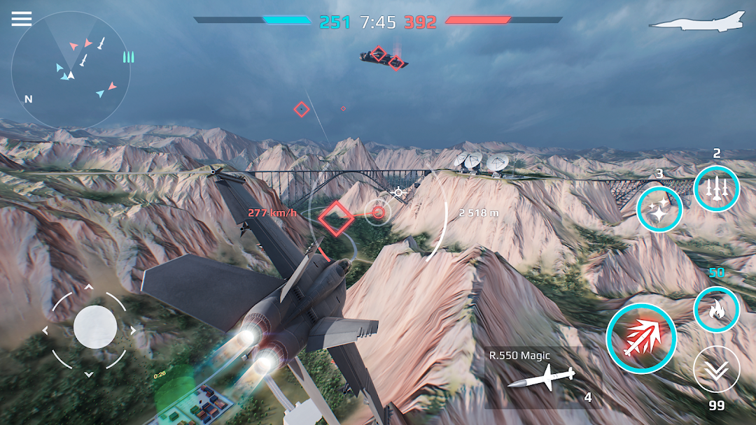 Sky Combat: War Planes Online mod apk screenshot 2