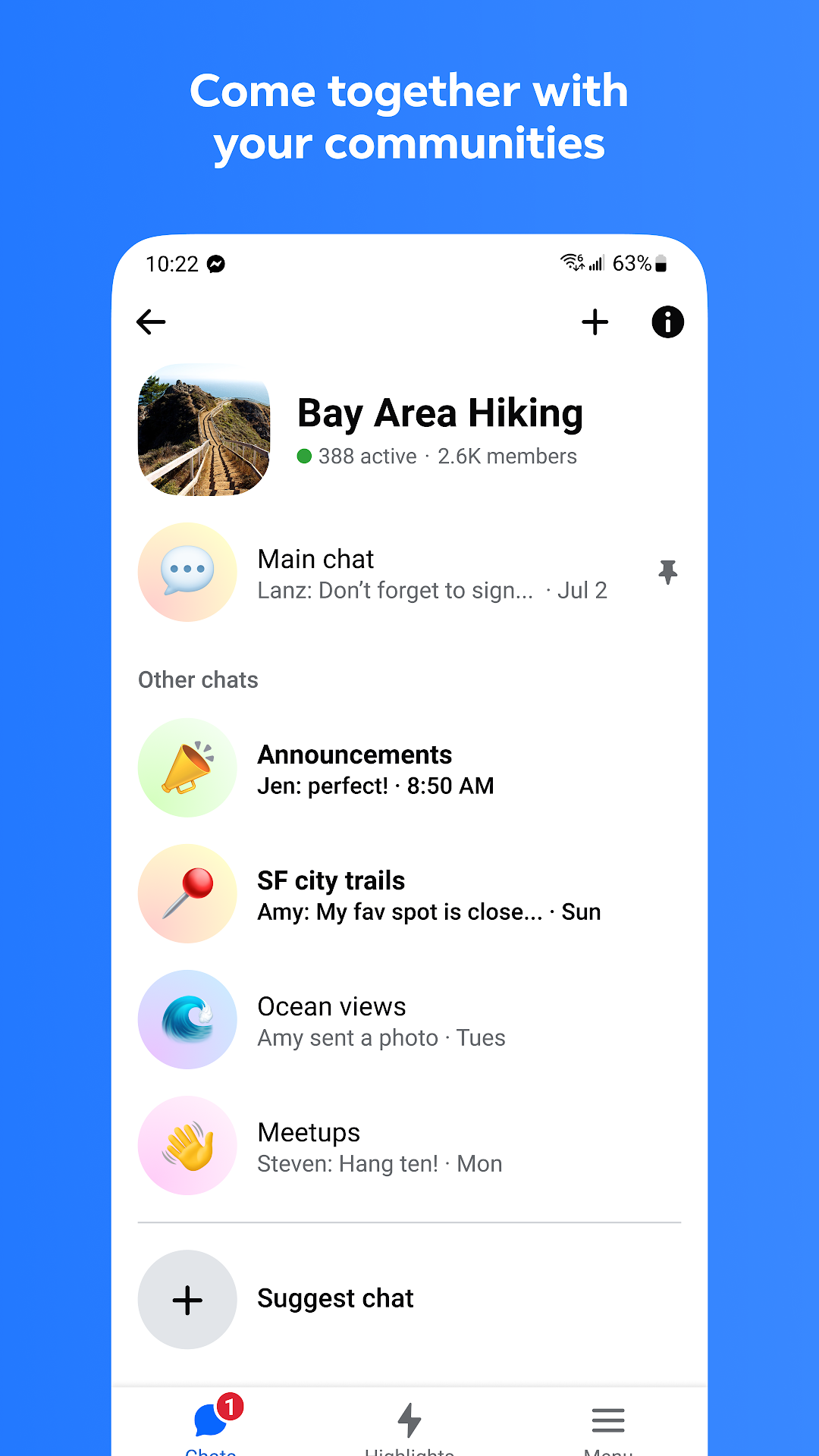 Messenger mod apk screenshot 5