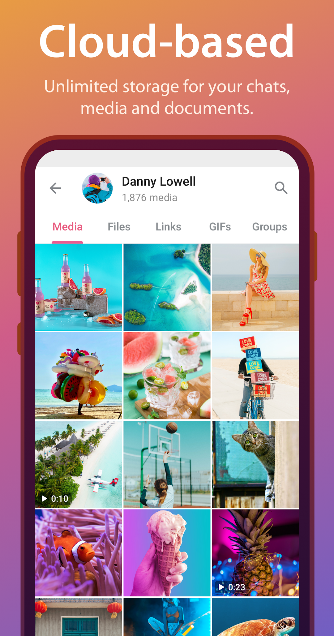 Telegram mod apk screenshot 6