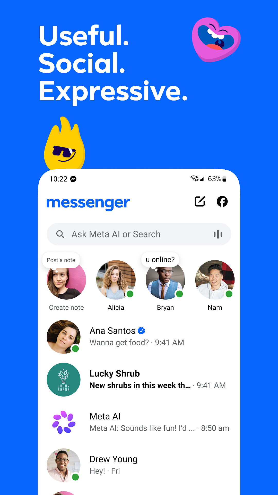 Messenger mod apk screenshot 1
