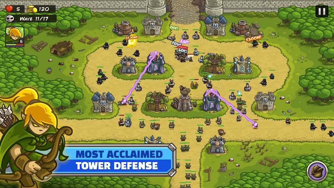 Kingdom Rush Tower Defense TD mod apk screenshot 2