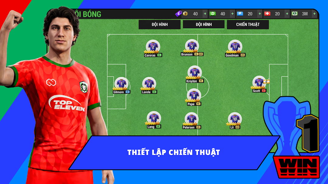 Top Eleven: Quản Lý Bóng Đá mod apk screenshot 4