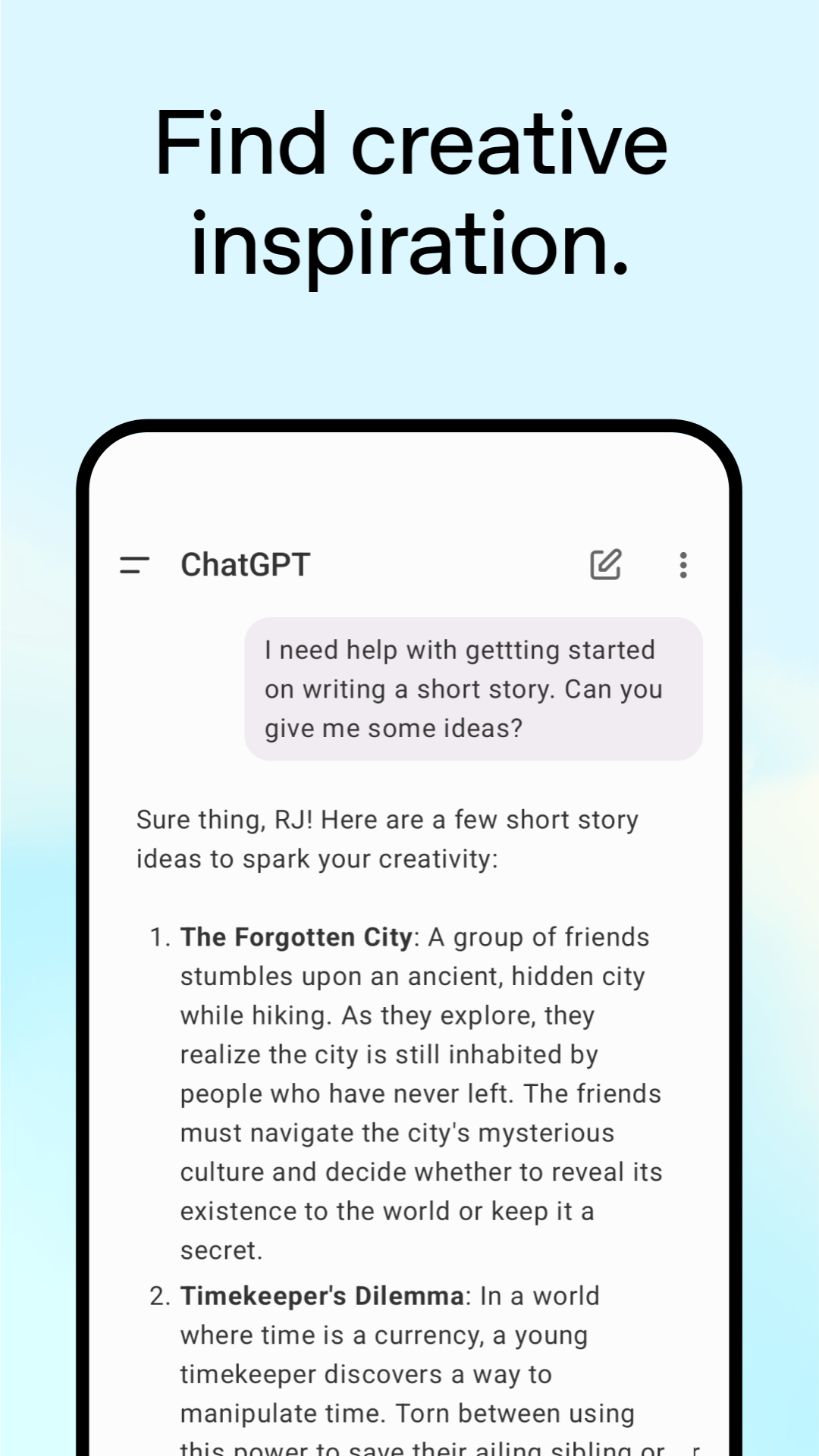 ChatGPT mod apk screenshot 3
